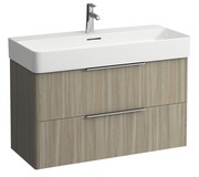 Laufen Base szafka pod umywalkę 93x39 cm Jasny wiąz H4024121102621