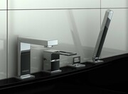 Kohlman Nexen 4-otworowa bateria wannowa z mieszaczem QB243U __ RABAT W KOSZYKU! __