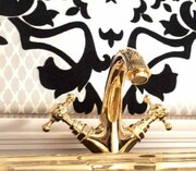 Kerasan Bateria umywalkowa Retro złota 738991