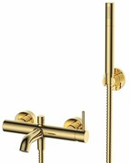 Omnires Y bateria wannowa z zestawem prysznicowym złoty połysk Y1231GL ___ RABAT W KOSZYKU! ___