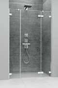 Radaway Arta Dwjs drzwi wnękowe 150cm prawe szkło przejrzyste 386457-03-01R+1386122-03-01R
