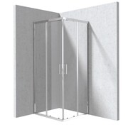 Deante Funkia Evo kabina prysznicowa prostokątna 80x90cm Chrom KYC_0089P