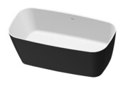 Vayer Volans wanna wolnostojąca 151x72cm biało-czarna 151.072.040.1-4.0.3.0.1.BC