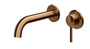 Kohlman Axel Brushed Copper bateria umywalkowa podtynkowa miedź szczotkowana QW180ABC **ZAPYTAJ O RABAT!**