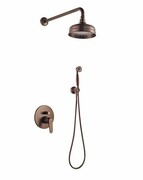 Omnires Art Deco kompletny zestaw podtynkowy miedź antyczna szczotkowana SYSAD28ORB ___ RABAT W KOSZYKU! ___