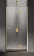 New Trendy Eventa Gold Shine drzwi wnękowe pojedyncze 120x200 cm przejrzyste prawa Złoty połysk EXK-4680