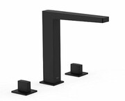 Tres SLIM EXCLUSIVE Bateria umywalkowa 3-otworowa czarny mat 20210501NM