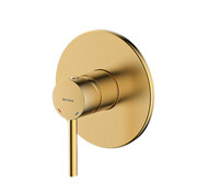 Oltens Molle bateria prysznicowa podtynkowa kompletna złoto szczotkowane 33100810