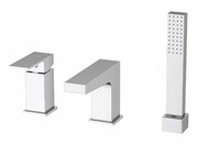 Oltens Gota bateria wannowa 3 otworowa chrom 34201100