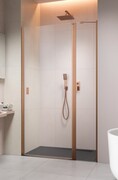 Radaway Nes Brushed Copper Dwj II Drzwi wnękowe 100 cm prawe miedź szczotkowana szkło przejrzyste 10036100-93-01R