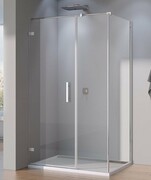 SanSwiss Pur PU31 Kabina prysznicowa 120x120cm lewa szkło przejrzyste PU31PG1201007/PUDT3P1201007