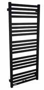 Oltens Vanlig grzejnik łazienkowy 121x50 cm czarny mat 55008300