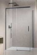 Radaway Idea 8 Brushed GunMetal Kdj kabina 100x80cm lewa szczotkowany grafit szkło przejrzyste 10340520-92-01L/10350453-01-01/10360080-01-01R