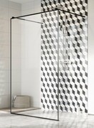 Radaway Modo New Black I 140x200 Frame kabina Walk-in czarny mat/szkło przejrzyste 388144-54-58