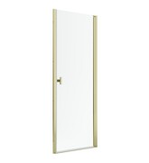 Radaway Nes Gold Dwj I Drzwi wnękowe 90 cm prawe złoty połysk szkło przejrzyste 10026090-09-01R