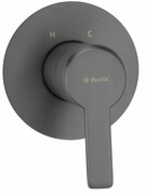 Deante Arnika Titanium Bateria prysznicowa podtynkowa z jednym wyjściem titanium BQA D44L