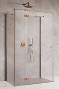 Radaway Essenza Brushed Copper Kdj+S kabina 80x110x80cm lewa szczotkowana miedź 1384051-01-01/1385023-93-01L/1384051-01-01