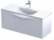 Oristo Skagen szafka z umywalką wisząca 119x50x45 biały mat OR49-SD1S-120-2/UME-AM-120-92-C