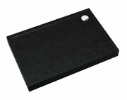 Schedpol Schedline Cameron Black Stone brodzik prostokątny 80x120x12cm 3ST.C1P-80120/C/ST