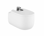 Roca Beyond bidet podwieszany z otworami pod pokrywę biały mat A3570B6620