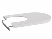 Roca Inspira Round pokrywa bidetowa wolnoopadająca Perłowy A80652263B