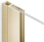 New Trendy Nesta Light gold profil poszerzający po stronie ścianki 15 mm jasne złoto PP-0047