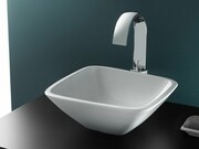 Bathco Baviera umywalka nablatowa 30x30cm biała 4050