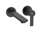 Roca Targa Bateria umywalkowa podtynkowa czarny mat A5A355FNB0