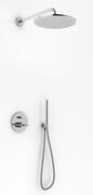 Kohlman Maxima zestaw prysznicowy z deszczownicą 25 cm chrom QW210MR25 __ RABAT W KOSZYKU! __