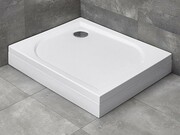 Radaway Brodzik prostokątny Delos D 80x75x14 cm z obudową lewy 4D87514-03L