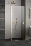 Radaway Nes Dwj II Brushed Gold drzwi wnękowe 100cm lewe szczotkowane złoto 10036100-99-01L