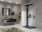 Novellini Glax 2 2.0 kabina masażowo-parowa 100x80 lewa czarna G22A198SM5-1HU