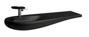 Laufen ILBAGNOALESSI umywalka ścienna 120x50cm czarny mat H8149737161041