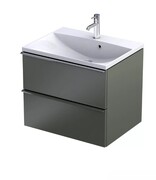 Oristo Etna szafka podumywalkowa wisząca 60x50x45 Oliwkowy Mat OR52-SD2S-60-17