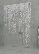 Grawer na szkle dla kabin Radaway wzór Bluszcz