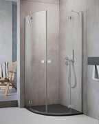 Radaway Essenza Pdd kabina 90x100cm szkło przejrzyste 1385001-01-01L/1385003-01-01R