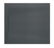 Roca Pyros 90x90cm brodzik kwadratowy kompozytowy STONEX szary łupek AP90138438403200