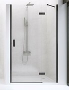 New Trendy New Renoma Black drzwi wnękowe 80x195 cm przejrzyste prawe D-0194A