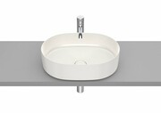 Roca Inspira Round umywalka nablatowa 50x37cm beżowa A327520650