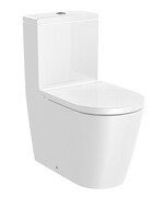 Roca Inspira Round Rimless miska do kompaktu biały A342526000