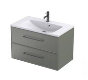 Oristo Lagom szafka podumywalkowa wisząca 80x50x45 Oliwkowy Mat OR53-SD2S-80-17