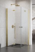 Radaway Nes KDD B Brushed Gold kabina 100x90 szczotkowane złoto 10024100-99-01L/10024090-99-01R