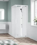 Novellini Glax 1 2.0 kabina standard 80x80 prawa biała G21GF80DMFL-1UU