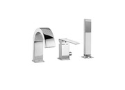 Paffoni Bateria wannowa 3-otworowa Level Standard chrom LES040CR