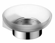 Vitalle BRESSO mydelniczka z uchwytem szkło mrożone chrom 3406030120