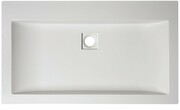 Sanplast Space Mineral umywalka prostokątna nablatowa Unb-M/SPACE 60x47x8 cm biała 640-290-0300-01-000