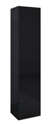Roca Extra Kolumna łazienkowa wysoka z 2 drzwiami 180x35x40 CZARNY POŁYSK A857956351
