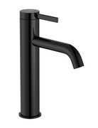 Roca Ona bateria umywalkowa sztorcowa medium Titanium Black z korkiem klik-klak EVERLUX-PVD A5A3C9ECN0