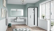 Novellini Glax 1 2.0 kabina standard 80x80 prawa czarna G21GF89DT-1HH