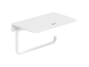 Roca Hotels wieszak na papier z półką Biały mat Everlux-PVD A817581B00